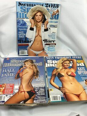 Sports IIlustrated Swimsuit Lot of 3 Kate Upton 2012 / 2013 & 2004 Kournikova